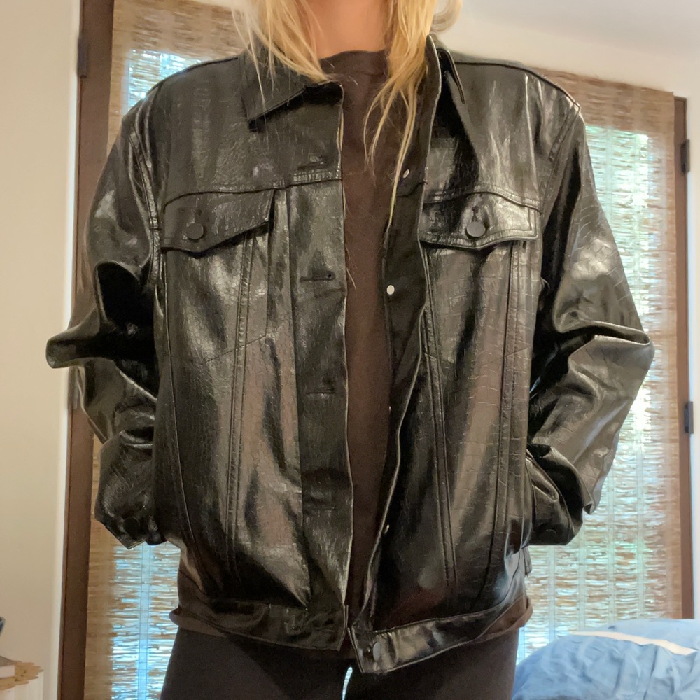 Leather jacket